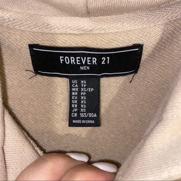 🦬FOREVER 21 men’s American flag hoodie size XS - Picture 4 of 4